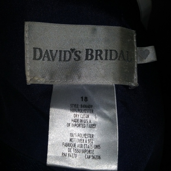 Davids Bridal Bridesmaid Purple - Picture 3 of 3